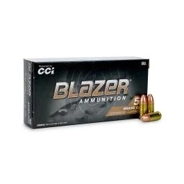 CCI Blazer Brass 9mm 124 Grain FMJ Ammo
