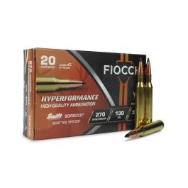 Fiocchi Hyperformance 270 Winchester 130 Grain Swift Scirocco