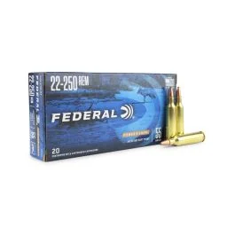 Federal Power-Shok 22-250 Rem 55 Gr SP