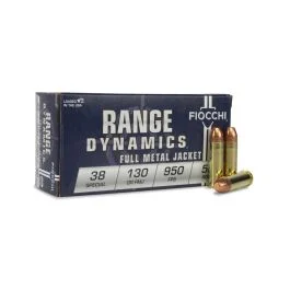 Fiocchi Range Dynamics .38 Special 130 Gr FMJ