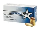 Independence 9mm Ammo 115 Grain Jacketed Hollow Point