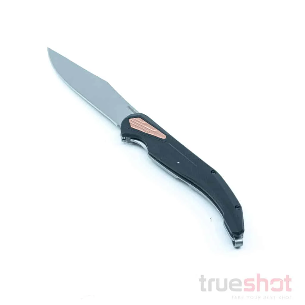 Kershaw - Strata - Black G-10 - Bead Blast - D2 - 4.50"
