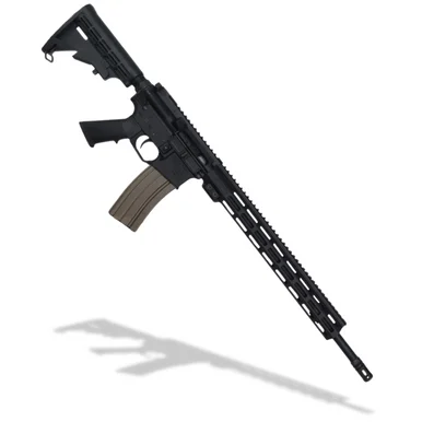 KF15 Complete AR15 Rifle- 5.56, 18" Rifle Gas, 15" MLOK