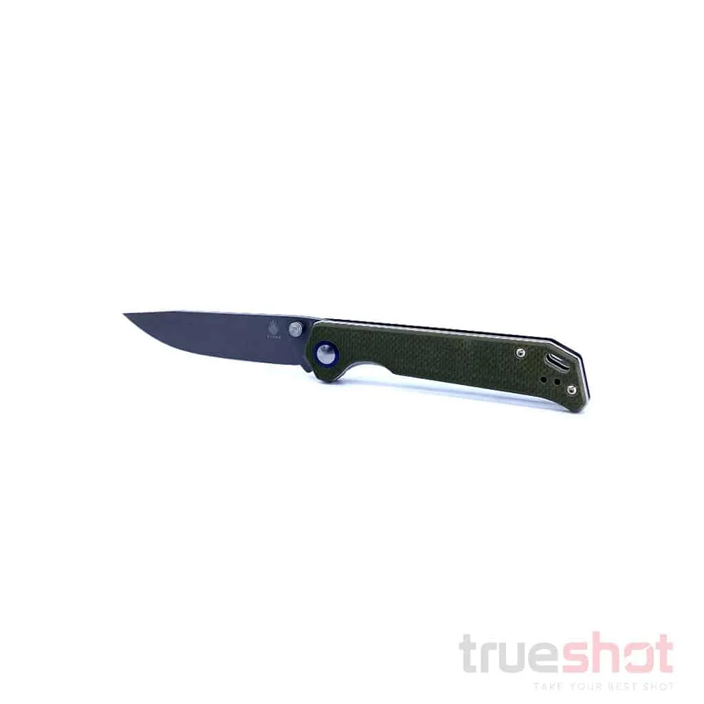 Kizer - Begleiter- Green - G-10 - Bohler N690 - 3.50"
