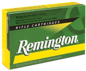 Remington Rifle Ammuntion R4570L, 45-70 Govt, Semi-Jacketed Hollow Point (HP), 300 GR, 1810 fps, 20 Rd/bx