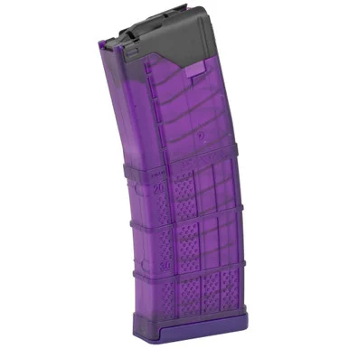 Lancer Systems L5 Advanced Warfighter, Magazine, 30 Rds, Translucent Purple
