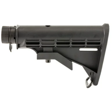 Leapers UTG PRO RBU6BM, Receiver, 6-Position Mil-Spec, Black