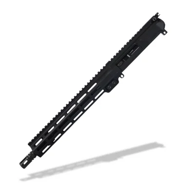 Left Hand Complete AR15 Upper Receiver- 5.56, 12.5" Barrel, 11.7" MLOK, Mid length