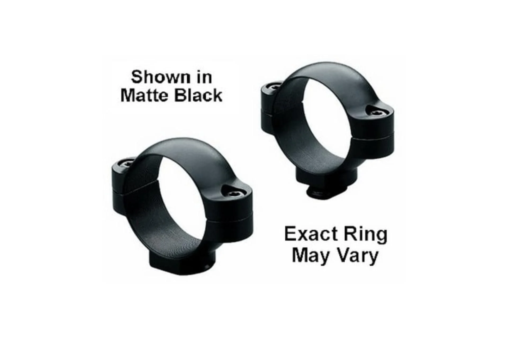 Leupold 49959 Standard Scope Ring Set High 30mm Tube Matte Black Steel - 49959
