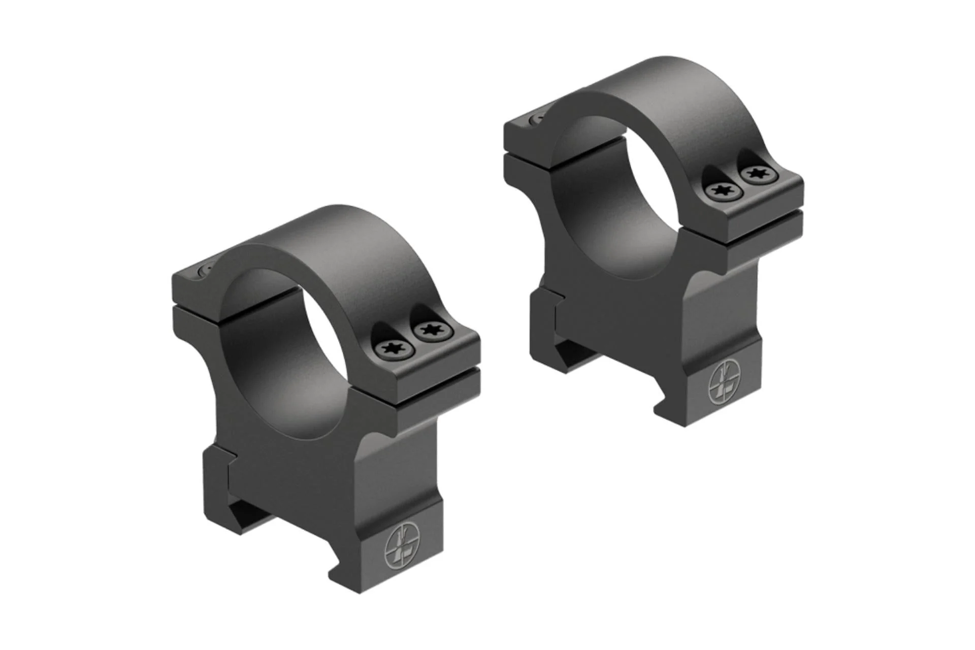 Leupold Open Range Cross-Slot Rings - Matte, Low, 1", Weaver - 180943