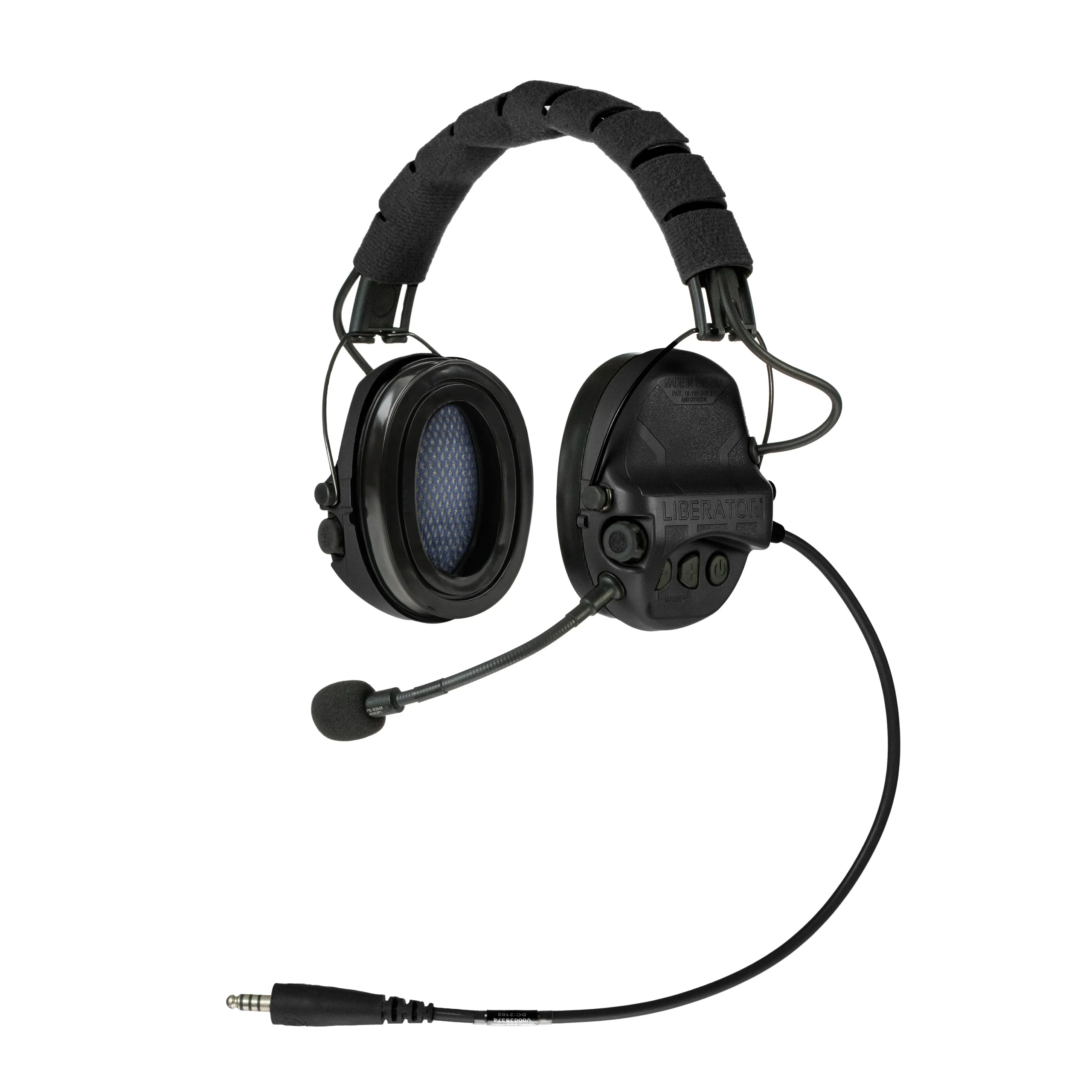 Liberator IV Advanced Single Comm Headset with Hearing Protection