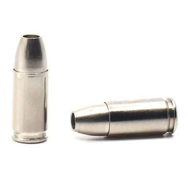Liberty Civil Defense 9MM +P, 50 Grain, Fragmenting Hollow Point, Nickel Plated