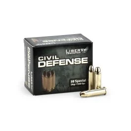 Liberty Civil Defense .38 Special 50 Grain HP