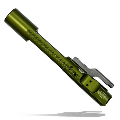 Low MassAR15 Carrier, Green Anodize and NP3 gas key