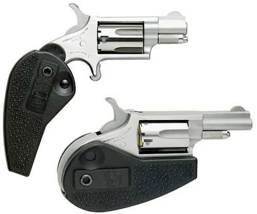 North American 22 Long Rifle Folding Holster Grip Black Polymer (GHGLC)