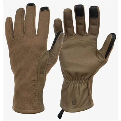 Magpul Flight Glove 2.0, Coyote, Medium, Ambidextrous Touchscreen, Goatskin Leather