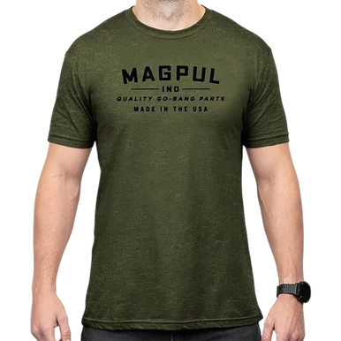 Magpul MAG1112-317, Cotton/Polyester, Olive Drab Heather, Large