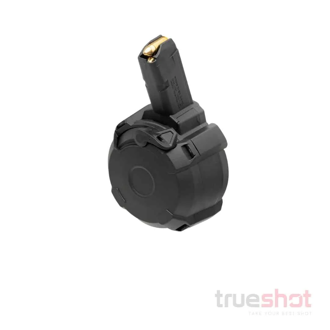 Magpul - PMAG D-50 GL9 PCC - Glock - 9mm - 50 Round - Black - Polymer Drum Magazine