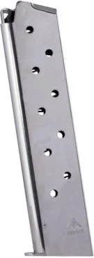 Mec-Gar 1911 Govt, Magazine, 10 Rds, Nickel