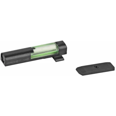 Meprolight FT Bullseye, Green Dot, Fiber-Tritium, Black