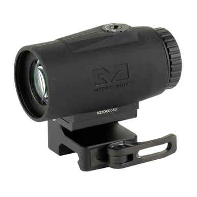 Meprolight MMX4, Magnifier, 4X Power, 24mm Objective, Flip To Side QD Mount, Black