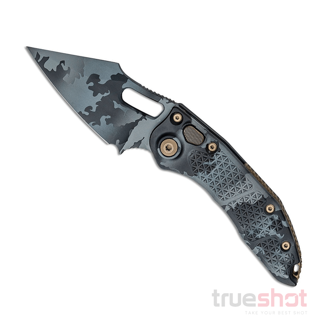 Microtech - Stitch - Urban Camo - Aluminum - Premium Steel - 3.75"