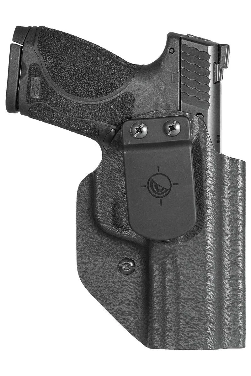 Mission First Tactical Smith & Wesson M&P 1.0, 2.0, Plus - 9mm, .40 Cal - Ambidextrous Appendix IWB/OWB Holster Black - HSWMPAIWBA-BL