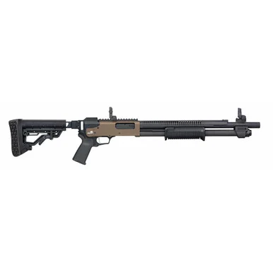 Mossberg 590R, 12 GA, 18.5" Barrel, 6 Rds, Flat Dark Earth