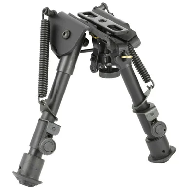 NcSTAR Bipod, Spring Loaded Folding Action, Black
