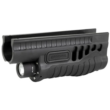 Nightstick SFL-11GL, Shotgun Forend Light with Green Laser, Black