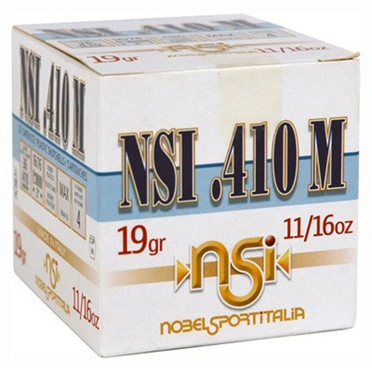NobelSport Hunting .410 Bore Ammunition 3" #7.5 Lead 0.6875 Ounce ANS41375 Shotgun Ammo - 25 Rounds - ANS41375