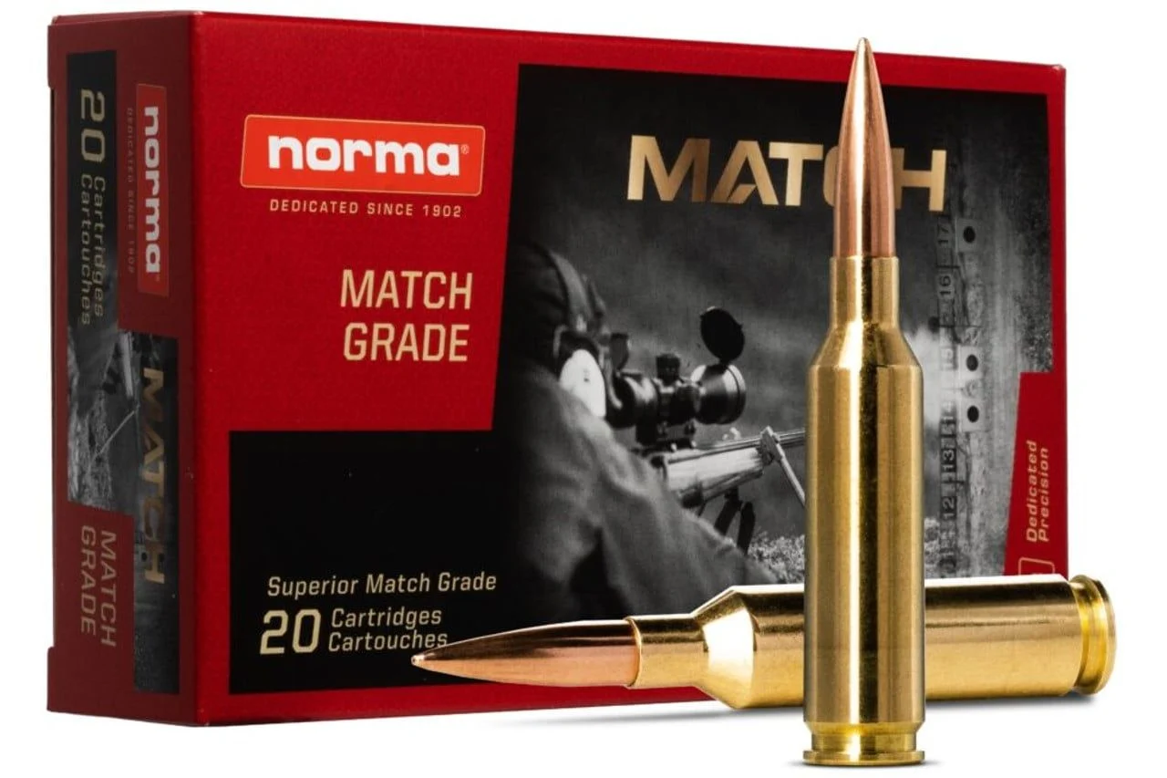Norma Golden Target 6mm Creedmoor BTHP - 107Gr Rifle Ammo - 20 Rounds - 20160392