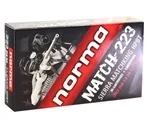 Norma Match 223 Ammo 77 Grain Sierra MatchKing Hollow Point Boat Tail - 10157502