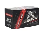Norma USA Subsonic-22 22 Long Rifle Ammo 40 Grain Lead Hollow Point - 24006072
