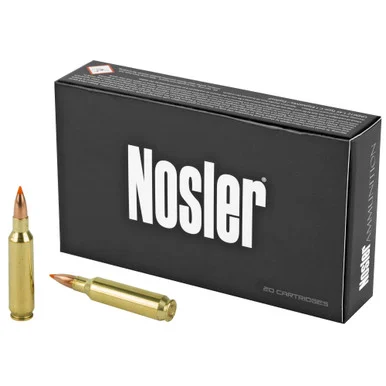 Nosler Trophy, 22 Nosler, 55 Gr, Ballistic Tip, 20 Rds, Brass