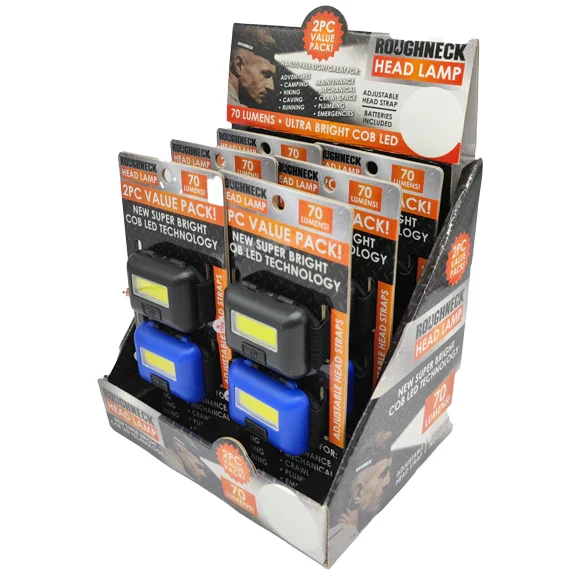 Novelty Inc 023389 HEAD LAMP COB LIGHT VALUE PACK - 23389
