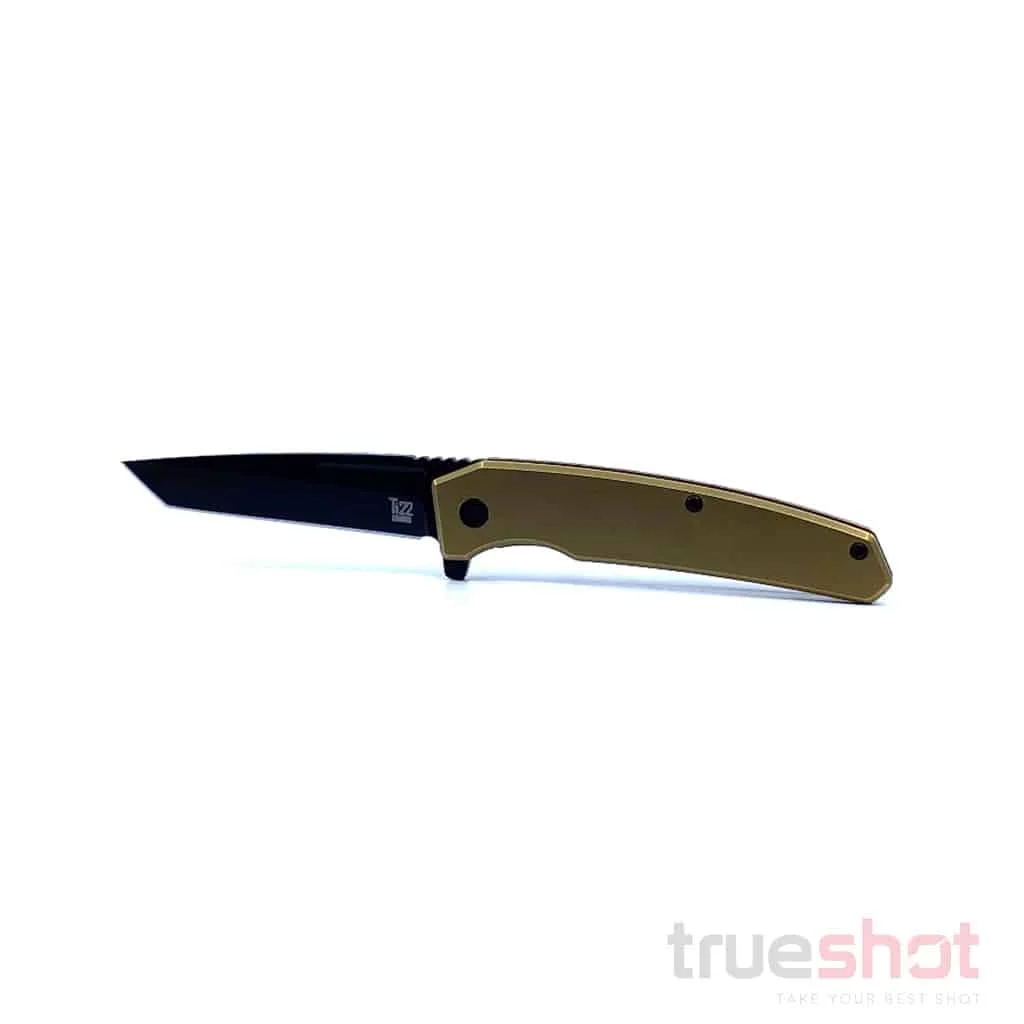 Ontario Knife Company - Ti22 Equinox - Titanium - Bronze - CPM S35VN - 3.15"