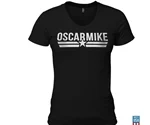 Oscar Mike Women's Logo Tee Black