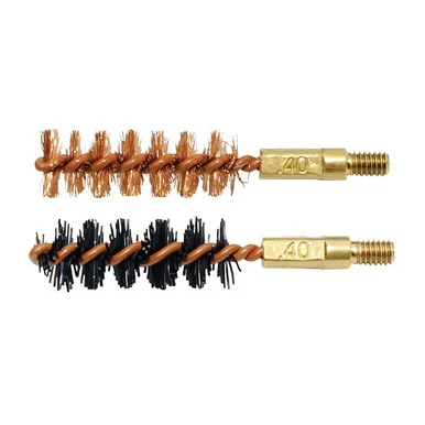 Otis FG-341-NB, Bore Brush, 40 Caliber, 2 Pack, Nylon/Bronze