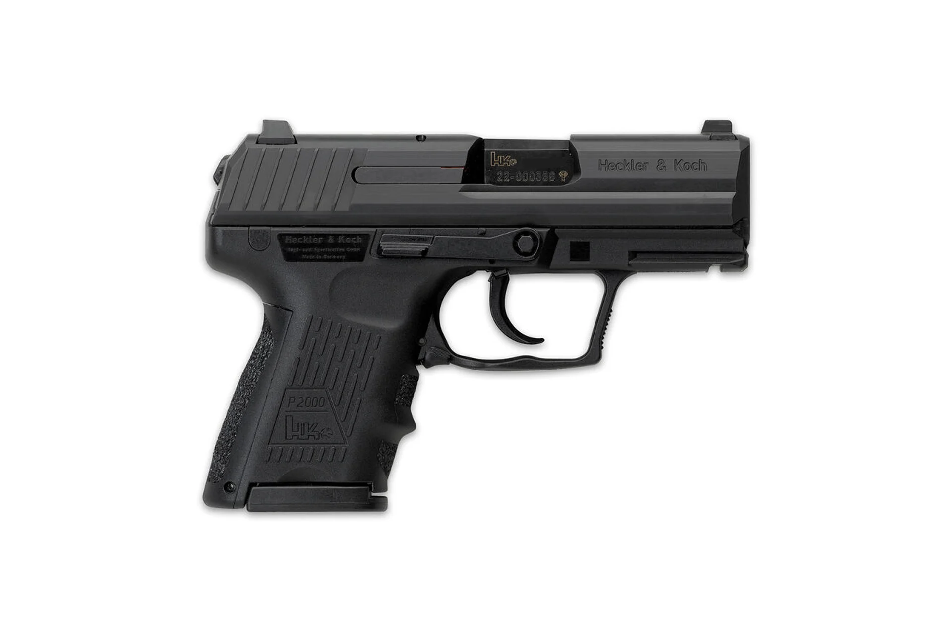 Heckler & Koch P2000 SK LEM V2 Subcompact Pistol Semi-Auto 40SW - Black - 81000057