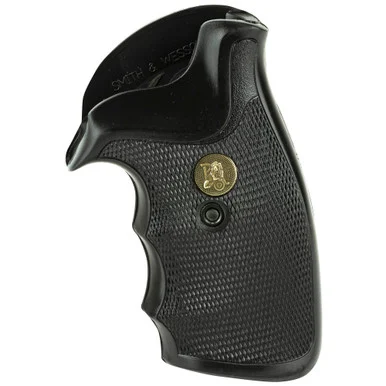 Pachmayr PKMYR Gripper S&W K/L Frame RB, Black Finish, Finger Grooves
