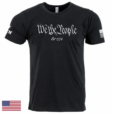 Patriot Tee S/S, Mod 34 (Black/White)