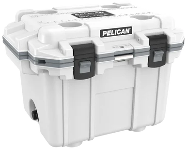 Pelican 30Q-1-WHTGRY Elite Cooler, White/Grey, Polypropylene