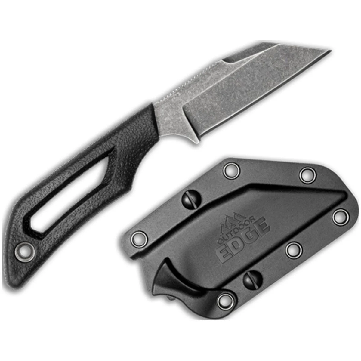 Outdoor Edge PIVOT WHARNCLIFFE Black, w/Sheath - PKWC-2