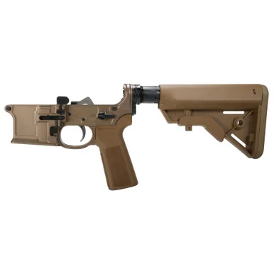 Primary Weapons Systems MK1 Mod 2-M, Complete Lower Receiver, Anodized, Kodiak Brown