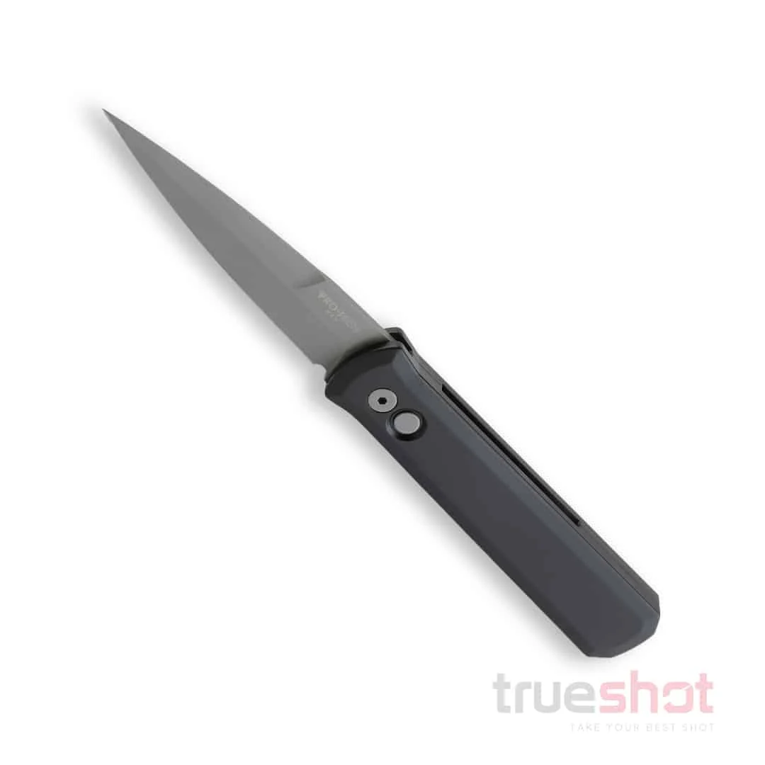 Pro-Tech - Godfather - Black - Bead Blast - 154CM - 4"