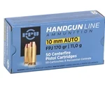 Prvi Partizan 10mm Auto Ammo 170 Grain Jacketed Flat Point - PPH10F