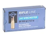 Prvi Partizan 243 Winchester Ammo 100 Grain Soft Point - PP2432