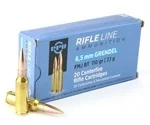 Prvi Partizan 6.5 Grendel Ammo 110 Grain Full Metal Jacket Boat Tail - PP6GF