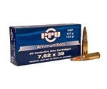 Prvi Partizan 7.62x39mm Russian Ammo 123 Grain Jacketed Soft Point - PP7.34